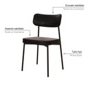 Ver imagem 5 de Kit com 2 Cadeiras para Sala de Jantar Mona Yescasa Preto