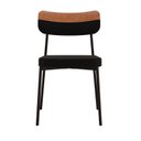 Ver imagem 7 de Kit com 2 Cadeiras para Sala de Jantar Mona Yescasa Preto/Caramelo