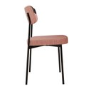 Ver imagem 6 de Kit com 2 Cadeiras para Sala de Jantar Mona Yescasa Rosa/Linked/Preto