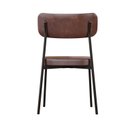 Ver imagem 2 de Kit com 2 Cadeiras para Sala de Jantar Mona Yescasa Marrom/Café