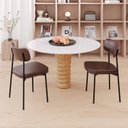 Ver imagem 3 de Kit com 2 Cadeiras para Sala de Jantar Mona Yescasa Marrom/Café
