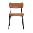 Ver imagem 7 de Kit com 2 Cadeiras para Sala de Jantar Mona Yescasa Marrom/Caramelo