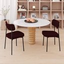 Ver imagem 3 de Kit com 2 Cadeiras para Sala de Jantar Mona Yescasa Vermelho/Bordô