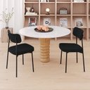 Ver imagem 3 de Kit com 2 Cadeiras para Sala de Jantar Mona Yescasa Cinza/Grafite