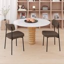 Ver imagem 3 de Kit com 2 Cadeiras para Sala de Jantar Mona Yescasa Marrom/Castor