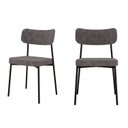 Ver imagem 1 de Kit com 2 Cadeiras para Sala de Jantar Mona Yescasa Cinza/Nuvem
