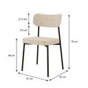 Ver imagem 4 de Kit com 2 Cadeiras para Sala de Jantar Mona Yescasa