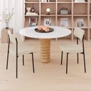 Ver imagem 3 de Kit com 2 Cadeiras para Sala de Jantar Mona Yescasa Bege/Vanilla