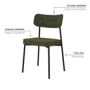 Ver imagem 5 de Kit com 2 Cadeiras para Sala de Jantar Mona Yescasa Verde/Alga