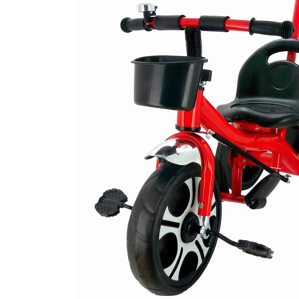 Triciclo Infantil Com Apoiador Até 25 Kg Zippy Toys Vermelho - 2