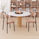 Ver imagem 3 de Kit com 2 Cadeiras para Sala de Jantar Mona Yescasa Bege/Nude
