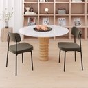 Ver imagem 3 de Kit com 2 Cadeiras para Sala de Jantar Mona Yescasa Marrom/Sand
