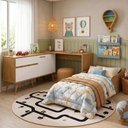 Ver imagem 6 de Kit Cama Infantil Montessoriana com Escrivaninha e Colchão Incluso Lume Multimóveis MP4824
