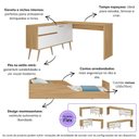 Ver imagem 5 de Kit Cama Infantil Montessoriana com Escrivaninha e Colchão Incluso Lume Multimóveis MP4824