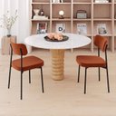 Ver imagem 3 de Kit com 2 Cadeiras para Sala de Jantar Mona Yescasa Laranja/Terracota