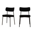 Ver imagem 1 de Kit com 2 Cadeiras para Sala de Jantar Mona Yescasa Preto/Black