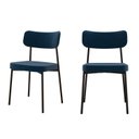 Ver imagem 1 de Kit com 2 Cadeiras para Sala de Jantar Mona Yescasa Azul/Blue