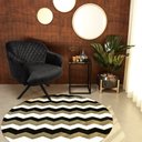 Ver imagem 6 de Kit 2 Poltronas Decorativas Kitana Pés Preto Giratório Veludo Preto - Gran Belo