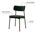 Ver imagem 5 de Kit com 2 Cadeiras para Sala de Jantar Mona Yescasa Verde/Green