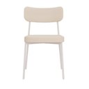 Ver imagem 7 de Kit com 2 Cadeiras para Sala de Jantar Mona Yescasa Bege/Areia Corriente/Branco