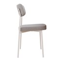 Ver imagem 6 de Kit com 2 Cadeiras para Sala de Jantar Mona Yescasa Cinza Corriente/Branco