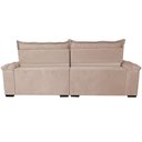 Ver imagem 6 de Sofá Retrátil e Reclinável 2,75m Cama inBox Big Fresh com SoftGel D40 Velupluma Bege