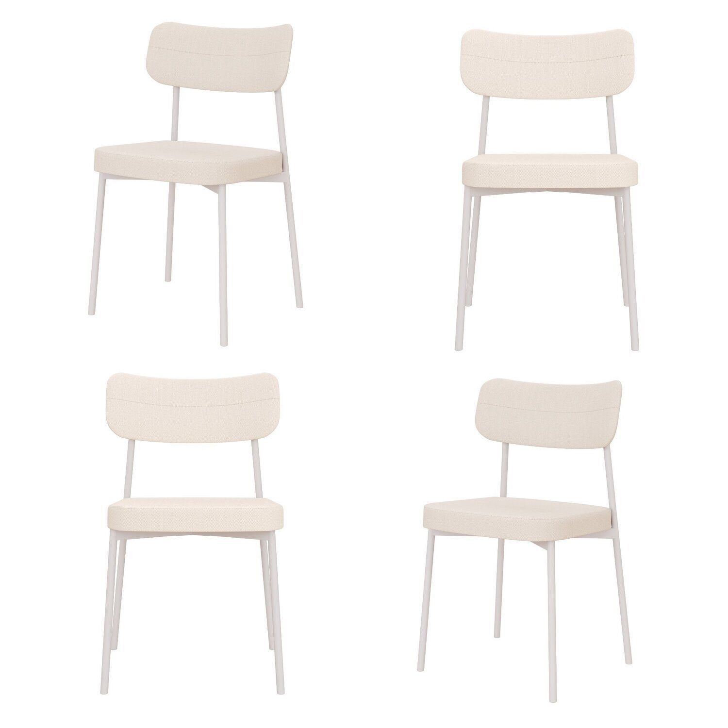 Kit com 2 Cadeiras para Sala de Jantar Mona Yescasa