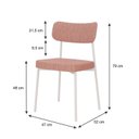 Ver imagem 4 de Kit com 2 Cadeiras para Sala de Jantar Mona Yescasa