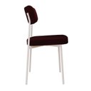 Ver imagem 6 de Kit com 2 Cadeiras para Sala de Jantar Mona Yescasa Vermelho/Bordô/Branco