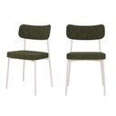 Ver imagem 1 de Kit com 2 Cadeiras para Sala de Jantar Mona Yescasa Verde/Alga/Branco
