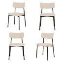 Ver imagem 1 de Kit com 4 Cadeiras para Sala de Jantar Mona Yescasa