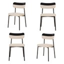 Ver imagem 1 de Kit com 4 Cadeiras para Sala de Jantar Mona Yescasa