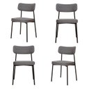 Ver imagem 1 de Kit com 4 Cadeiras para Sala de Jantar Mona Yescasa