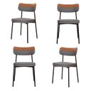 Ver imagem 1 de Kit com 4 Cadeiras para Sala de Jantar Mona Yescasa