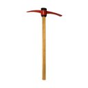 Ver imagem 1 de Picareta Pá e Ponta Cabo Madeira Encerado Cunha Polietileno