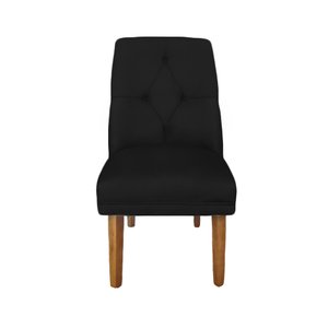 Cadeira de Jantar Helena Suede Preto - Dominic Decor
