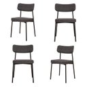 Ver imagem 1 de Kit com 4 Cadeiras para Sala de Jantar Mona Yescasa