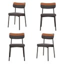 Ver imagem 1 de Kit com 4 Cadeiras para Sala de Jantar Mona Yescasa