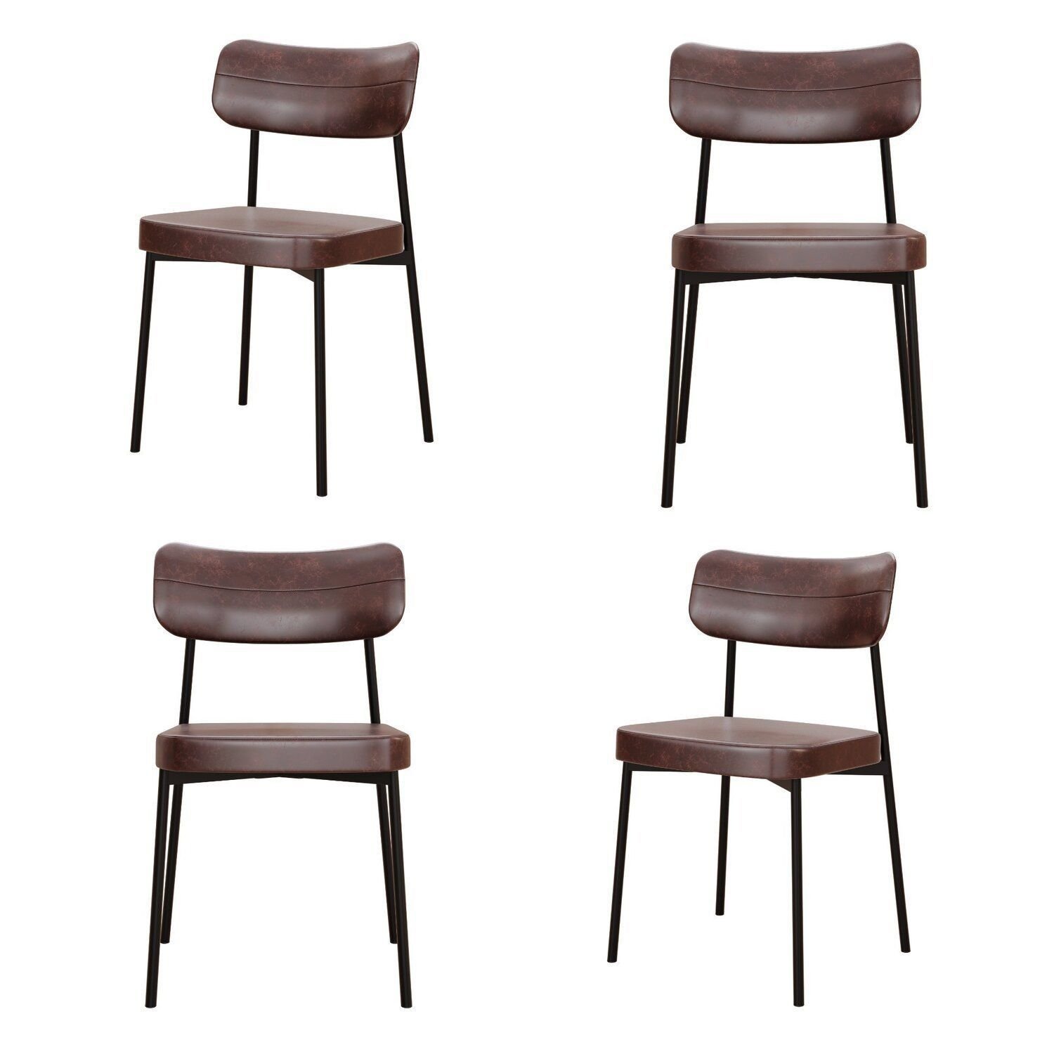 Kit com 4 Cadeiras para Sala de Jantar Mona Yescasa