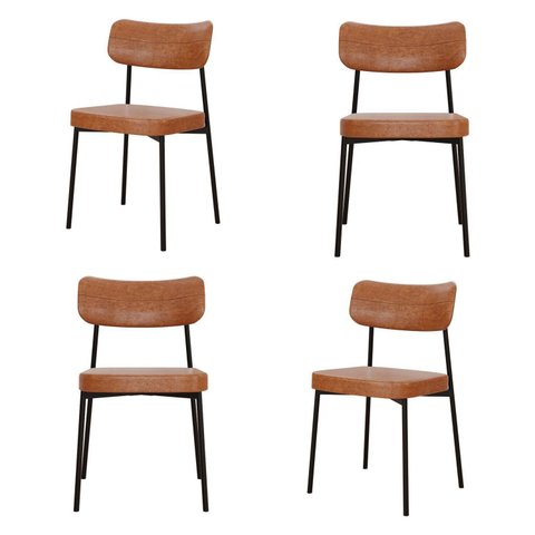 Kit com 4 Cadeiras para Sala de Jantar Mona Yescasa