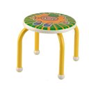 Ver imagem 3 de Banqueta Infantil Cadeira Degrau Multiuso Estudos Lanche Quarto Penteadeira Meninas Amarelo