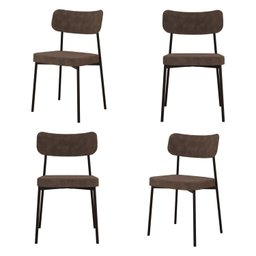 Kit com 4 Cadeiras para Sala de Jantar Mona Yescasa - 1