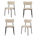 Ver imagem 1 de Kit com 4 Cadeiras para Sala de Jantar Mona Yescasa