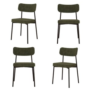 Kit com 4 Cadeiras para Sala de Jantar Mona Yescasa