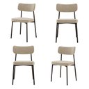 Ver imagem 1 de Kit com 4 Cadeiras para Sala de Jantar Mona Yescasa Bege
