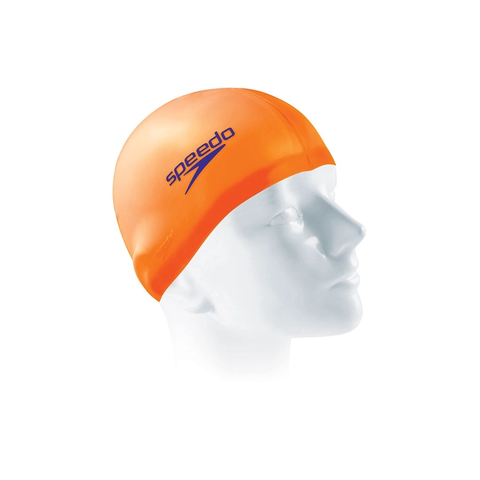 Touca Natação Flat Swim Cap Laranja Speedo
