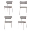 Ver imagem 1 de Kit com 4 Cadeiras para Sala de Jantar Mona Yescasa