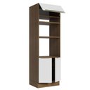 Ver imagem 6 de Torre Quente Madesa Lux 70 cm 3 Portas Rustic/Branco Veludo