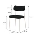 Ver imagem 4 de Kit com 4 Cadeiras para Sala de Jantar Mona Yescasa