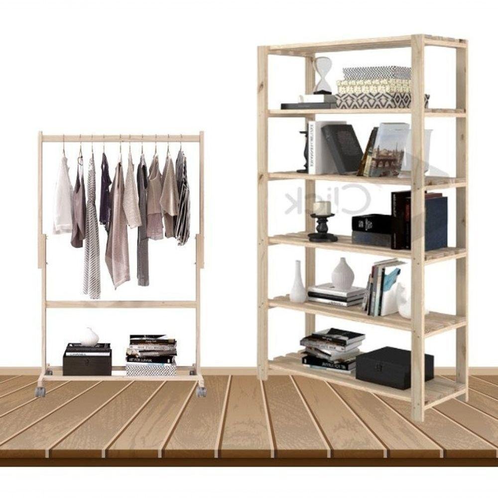 Conjunto De Móveis Arara + Sapateira Para Varanda Para Caixa Organizadora - 1